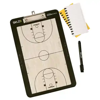 Walmart SKLZ Basketball Magnacoach with Magnetic Tiles, Dry-Erase Marker, and Full Court Diagram Board offer