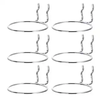 Walmart 6 Pcs Orifice Round Hook Pegboard Plier Holder Cup Holders Organizer Iron offer