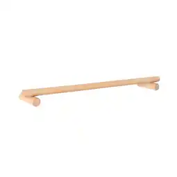 Walmart Wooden Towel Rack Hanging Rod Bathroom Toilet Punch-Free Wall-Mounted Towel Rack Wooden Toilet Rack offer