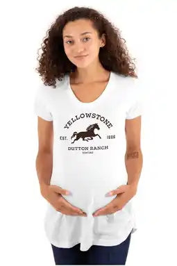 Walmart Yellowstone Dutton Ranch Horse Women's Maternity T Shirt Tee Brisco Brands S offer