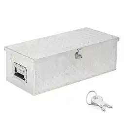 Walmart 30 Aluminum Truck Tool Box with Lock Trailer Pickup Underbody Truckbed Storage offer