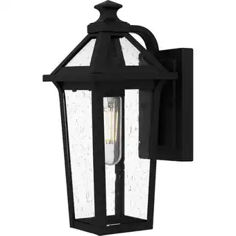 Walmart Quoizel Blv8406 Boulevard 13 Tall Outdoor Wall Sconce - Black offer