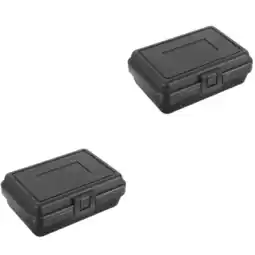 Walmart WynBing 2pcs Hard Case Car Tool Storage Box Small Hard Case With Foam Tool Storage Container offer