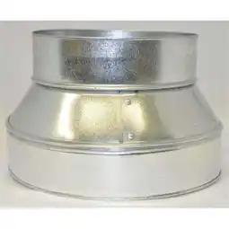 Walmart Gray Metal Products 3602996 6 x 4 in. Galvanized Connector Pipe Reducer & Increaser offer