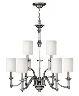 Walmart Hinkley Lighting - Nine Light Foyer Pendant - Chandelier - Sussex - 9 Light offer