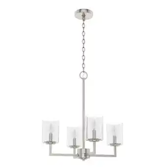 Walmart Hunter Fans - Kerrison - 4 Light Chandelier In Modern Style-22.75 Inches Tall offer