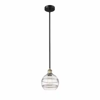 Walmart Innovations Lighting 616-1S 9 8 Rochester Pendant Rochester 8 Wide Mini Pendant - Black offer