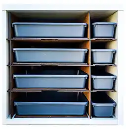 Walmart Galaxera 8-Section Insert with Slide-Out Bins, Compatible with KALLAX Shelf Unit offer