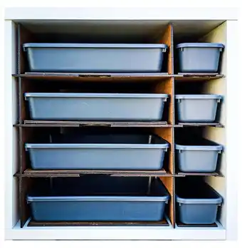 Walmart Galaxera 8-Section Insert with Slide-Out Bins, Compatible with KALLAX Shelf Unit offer