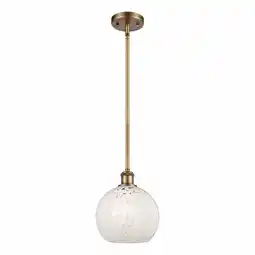 Walmart Innovations Lighting 516-1S-10-8 White Mouchette Pendant White Mouchette 8 Wide Mini offer