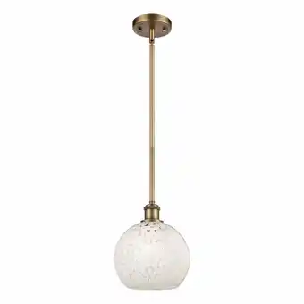 Walmart Innovations Lighting 516-1S-10-8 White Mouchette Pendant White Mouchette 8 Wide Mini offer