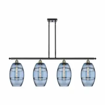 Walmart Innovations Lighting 516-4I-10-48 Vaz Linear Vaz 4 Light 48 Wide Linear Pendant - Black offer