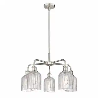 Walmart Innovations Lighting - Bridal Veil - 5 Light Stem Hung Chandelier In Art Deco offer