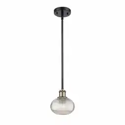 Walmart Innovations Lighting 516-1S-7-6 Ithaca Pendant Ithaca 6 Wide Mini Pendant - Black Antique offer