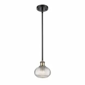 Walmart Innovations Lighting 516-1S-7-6 Ithaca Pendant Ithaca 6 Wide Mini Pendant - Black Antique offer