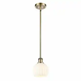 Walmart Innovations Lighting 516-1S-8-6 White Venetian Pendant White Venetian 6 Wide Mini Pendant offer