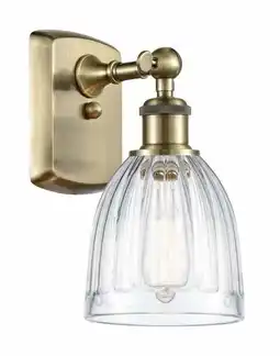 Walmart Innovations Lighting 516-1W-9-6 Brookfield Sconce Brookfield 9 Tall Wall Sconce - Brass offer