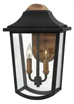 Walmart Hinkley Lighting 1974 2-Light Outdoor Lantern Wall Sconce from the Burton Collection offer