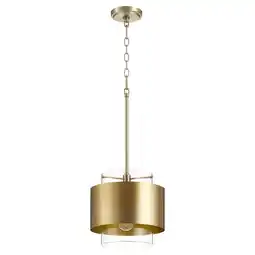 Walmart Quorum Lighting - One Light Pendant - Pendant - 1 Light Drum Pendant in offer