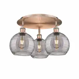 Walmart Innovations Lighting 516-3C 11 20 Athens Deco Swirl Semi-Flush Athens Deco Swirl 3 Light offer