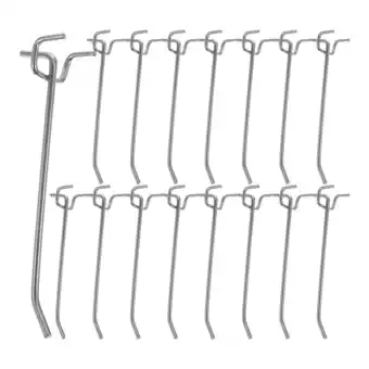 Walmart Himition 50pcs Pegboard Hook Commodity Hook Supermarket Display Hook Utility Hook Hanger offer