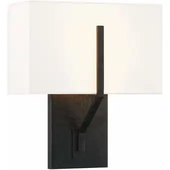 Walmart Crystorama Carlyn 2 Light Black Sconce - 10W x 11H x 3.75D offer