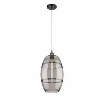 Walmart Innovations Lighting 516-1P-19-10 Vaz Pendant Vaz 10 Wide Mini Pendant - Black Antique offer