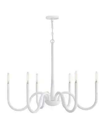 Walmart Hinkley Lighting 45016 Maris 6 Light 36 Wide Taper Candle Style Chandelier - Textured offer