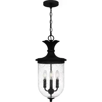 Walmart Quoizel Hvn1510 Havana 3 Light 10 Wide Taper Candle Mini Pendant - Black offer