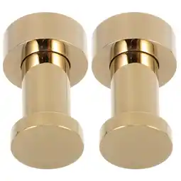 Walmart ITSELFER 2pcs Round Towel Hooks Bathroom Shower Hooks Door Hangers Brass Coat Door Hooks offer