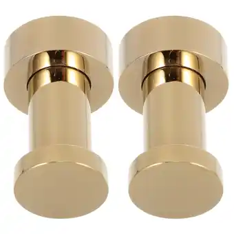 Walmart ITSELFER 2pcs Round Towel Hooks Bathroom Shower Hooks Door Hangers Brass Coat Door Hooks offer