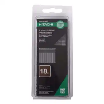 Walmart Hitachi 24108T 18-Gauge 2 in. Electro Galvanized Brad Nails (1,000-Pack) offer