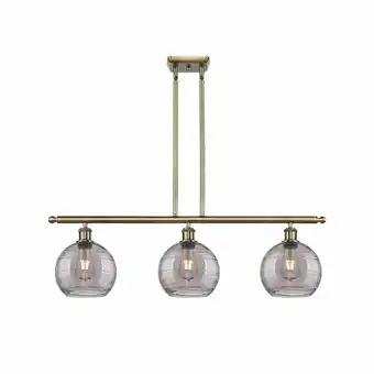 Walmart Innovations Lighting - Athens Deco Swirl - 3 Light Island In Industrial Style-11 offer