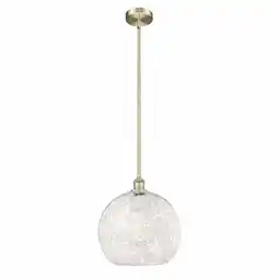 Walmart Innovations Lighting 616-1S 16 14 White Mouchette Pendant White Mouchette 14 Wide Pendant offer