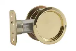 Walmart National Hardware Brass-Plated Gold Steel Pocket Door Pull offer