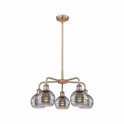 Walmart Innovations Lighting - Rochester - 5 Light Stem Hung Chandelier In Industrial offer