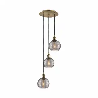 Walmart Innovations Lighting 113B-3P 25 12 Athens Deco Swirl Pendant Athens Deco Swirl 3 Light 12 offer