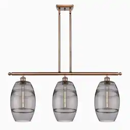 Walmart Innovations Lighting 516-3I-10-36 Vaz Linear Vaz 3 Light 36 Wide Linear Pendant - Copper offer