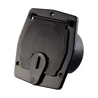 Walmart Superior Electric RVA1573 Basic Square Electric Cable Hatch for 30 Amp Cord - Black offer