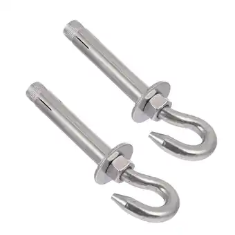 Walmart 2 Pcs Stainless Steel Hook Ceiling Hooks Heavy Duty Hammock Mount offer