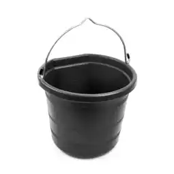 Walmart Tuff Stuff Products KMC-FB100 5 Gallon Flatback Impact Resistant Bucket, Black offer