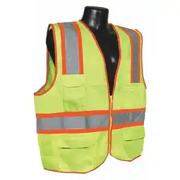 Walmart Condor High Visibility Vest,Yellow/Green,L 53YM50 offer