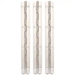 Walmart 3pcs Folding Continuous Hinges 180 Degree Piano Hinge Long Hinges for Cabinet Wooden Box offer