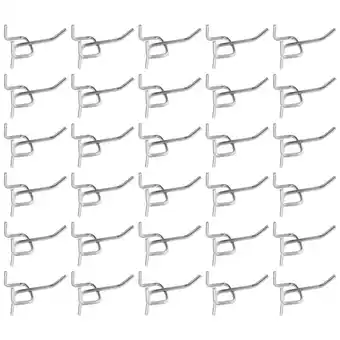 Walmart Mixtlocalior 50 Pcs Pegboard Hooks Heavy Duty Iron Peg Board Hooks for Home Garage Shop offer