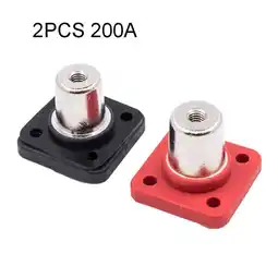 Walmart BUYISI 2PCS 200A All-copper Lithium Battery Terminal Connector Energy Storage Terminal offer