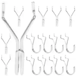 Walmart ITSELFER 15pcs Pegboard Hooks Metal Pegboard Board Hooks Home Garage Shop Utility Hangers offer