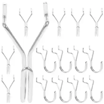 Walmart ITSELFER 15pcs Pegboard Hooks Metal Pegboard Board Hooks Home Garage Shop Utility Hangers offer