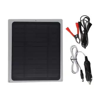 Walmart Bosisa 20W Solar Panel 12V Trickle Charger Maintainer Boat Car Rv Battery Charger Kit offer