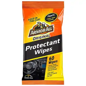 Walmart Armor All Car interiors Cleaning Multipurpose Non-Woven Fabric Household Cleaning Wipes, 60 Count offer