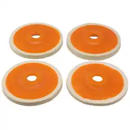 Walmart Arkzeo 4pcs 100*16mm Wool Buffing Polishing Wheel Felt Pad 4 Inch Buffer Polish Discs offer